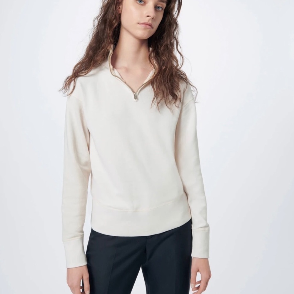 NWT re/done quarter zip sweatshirt